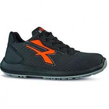 U-Power Zapato de Seguridad RedUp Taurus Talla 39 Negro/Naranja Putek® S3 SRC ESD EN20345