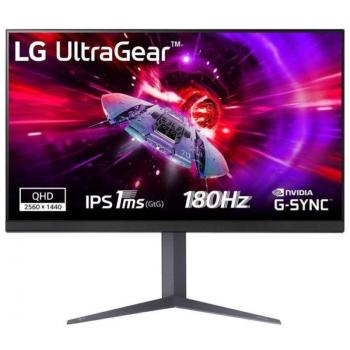 Monitor LG UltraGear 32GS75QN-B 31.5 QHD 2560x1440 IPS Gaming Pivot Negro 180Hz 1ms