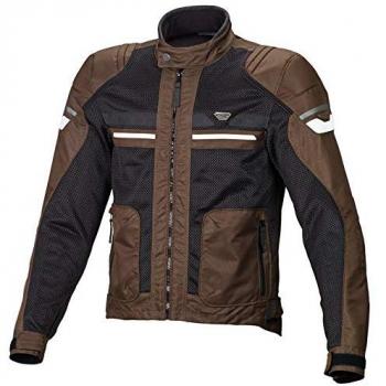 Chaqueta Moto Verano macna Rush Marrón/Negro Hombre – L L marrón