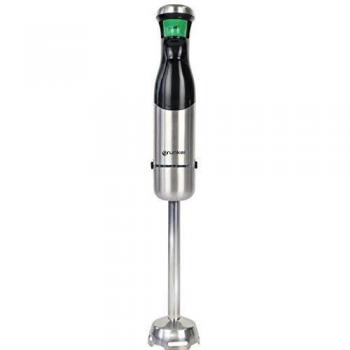 Grunkel - MP-800 GAT - Batidora de mano con intensidad regulable por gatillo con indicador LED luminoso. Botón sensible, desmontable y vaso de 600 ml incluido - Negro y acero inoxidable