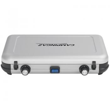 Cocina de Camping a Gas Campingaz Kitchen 2 Maxi, Doble Quemador, 3.6kW, Portátil, con Tapa