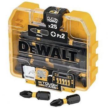 Dewalt DT70556T-QZ DT70556T-QZ-Juego de 25 Puntas Impact Torsion Pz2 25mm, Único