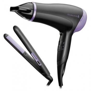 Secador y Alisador Remington D3016GP 2000W con 3 Temperaturas, 2 Velocidades y Placas de Cerámica a 215°C