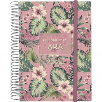 Finocam - Agenda 2024 Espiral Design Collection E10 Catalán Multilingüe 155x212mm 1 Día por Página Enero-Diciembre (12 meses) Multicolor