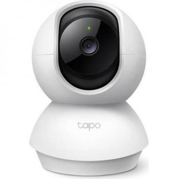 TP-Link Tapo TC71 Cámara de Vigilancia Wi-Fi 2K 3MP Rotación 360º Pan/Tilt Vision Nocturna Detección de Movimiento Notificaciones Alarma Luz y Sonido Audio Bid
