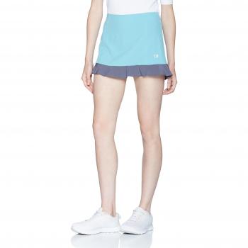 WILSON W Star Ruffle STR WVN Falda de Tenis, Mujer, Rosa