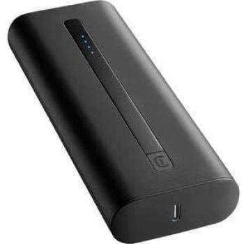 Powerbank Cellularline Thunder 20000 mAh con Power Delivery y Quick Charge, Negro