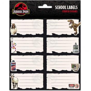 Etiquetas adhesivas Jurassic Park Erik beige
