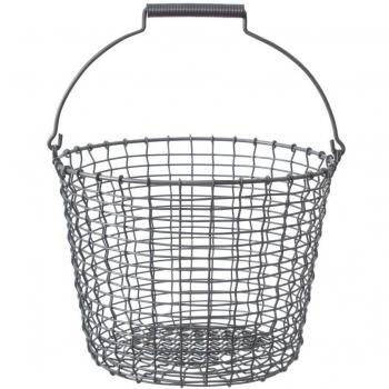 Bucket 16 - Cesto de alambre acero galvanizado/Ø32cm