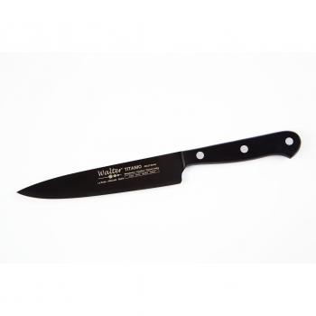 Walter 8415 - Cuchillo cebollero, 15 cm, titanio negro
