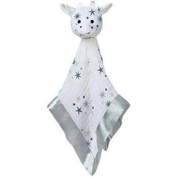 Aden Anais 9057 Schmusetuch Musy compañero Lovey centelleo con estrellas gris