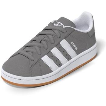 Zapatillas Adidas Campus Unisex - Gris - Talla: 30 - Ante Suave