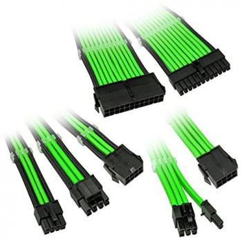 Kolink Core Adept Braided Cable Extension Kit - Venom Green
