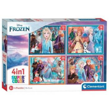 Puzzle progresivo 4 en 1 Frozen