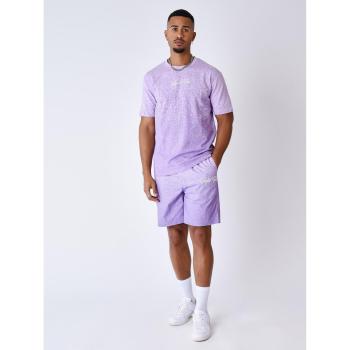 Project X Paris Spray Printed T-Shirt - Purple XS for Men