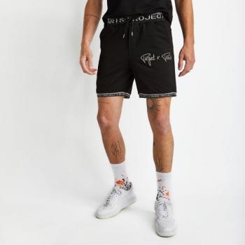 Project X Paris Embroidered Logo Shorts - Black - Size L