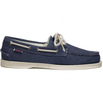 Sebago Washed Canvas Boat Shoes for Men
