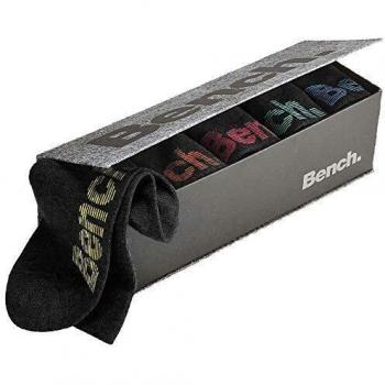 Calcetines Bench, 6 pares con logos de colores variados - Talla 35-38