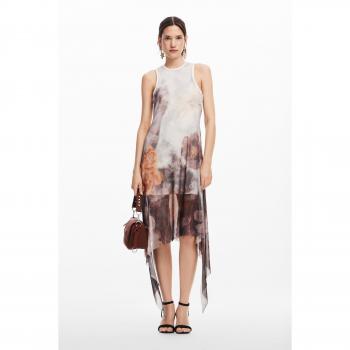 Desigual - Vestido vaporoso arty ARENA