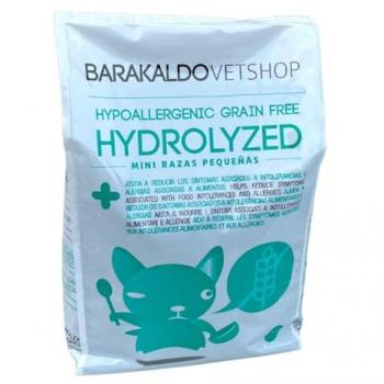 Alimento para Perros Mini Razas Pequeñas Hydrolyzed Hypoallergenic Grain Free Barakaldo Vet Shop 3 Kg, 9 Kg y hasta 10 kg