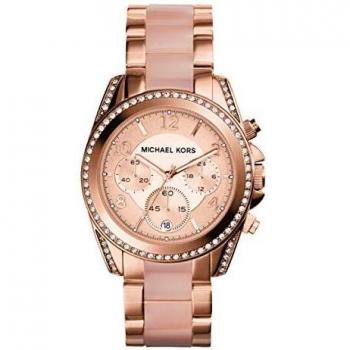 Michael Kors Reloj de pulsera Analógico para Mujer de Analogico con Correa en Chapado en acero inoxidable MK5943