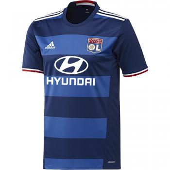 adidas AI8145_XXL Camiseta 2ª Equipación Olympique de Marsella 2015/16, Hombre, Azul / Blanco, XXL