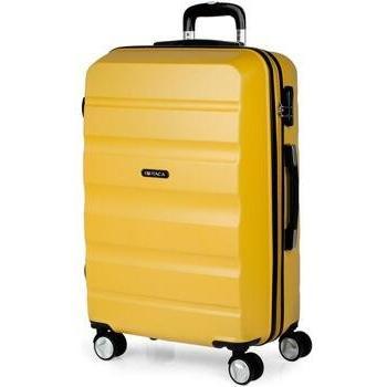 Maleta de Viaje Rígida 4 Ruedas T71660 en Mostazo con Candado de Combinación - ITACA