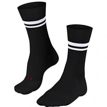 Falke TE4 Classic Men's Tennis Socks - Black, Size 44-45