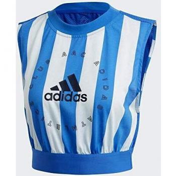 adidas W SP Tank Top Sin Mangas, Mujer, Azul/Matcie, S