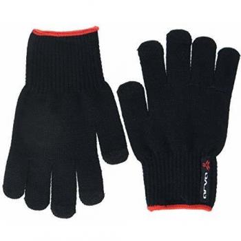 Arva Glove THERMOLINE Finger Touch Guantes, Adultos Unisex, Negro, S