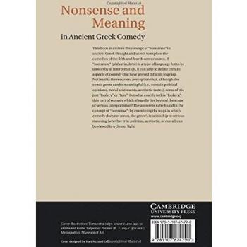 Nonsense y Significado en la Comedia Griega Antigua - Edición en Rústica