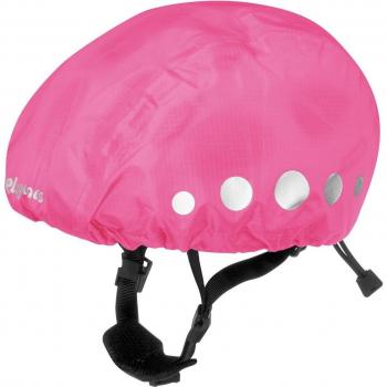 Playshoes Unisex Kids Waterproof Rain Cover for Bicycle Helmets - Pink, M