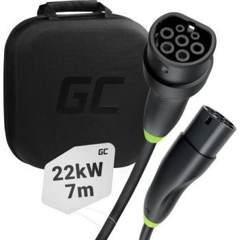 Green Cell EVKABGC02 - Cable de carga para vehículo eléctrico - Negro - Type 2 - 3.7m