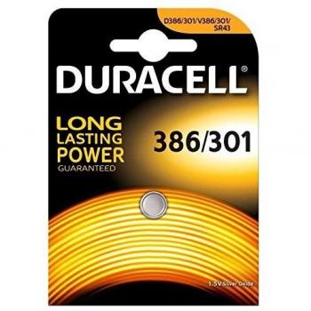Duracell Pila de Óxido de Plata 386/301 1.55V