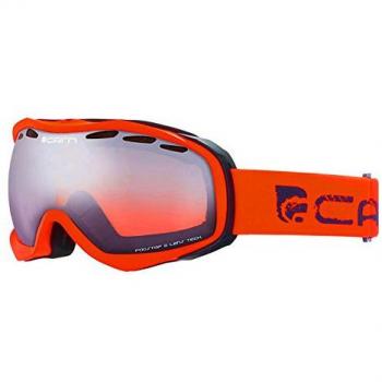 Máscara de esquí Cairn Speed naranja negro con lente SPX 3000 espejada gris