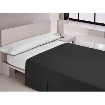 Sábana Encimera Mixcolors Happy Home Negro Cama de 200 cm