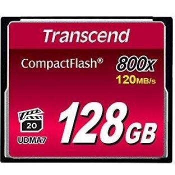 Transcend 128GB CompactFlash Memory Card 800x (TS128GCF800)