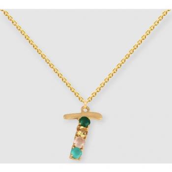 Colgante Letters Inicial T - Lavani Jewels