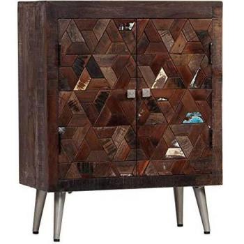 vidaXL Aparador de Madera Reciclada 60x30x76 cm Mesita Mesilla Mueble Auxiliar