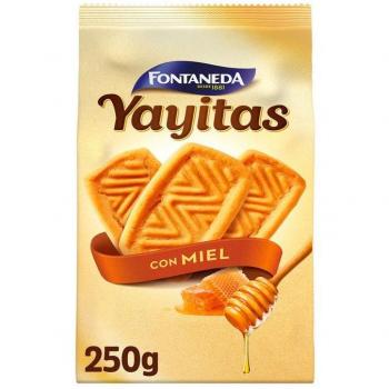 YAYITAS MIEL 250 - Deliciosas galletas con miel, paquete de 250g