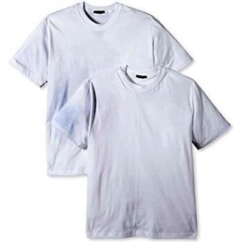 Camiseta básica para hombre Schiesser Essentials, 2-pack, algodón blanco, tamaño S, con cuello redondo
