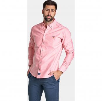 Camisa Oxford de Hombre Regular Lisa Salmón