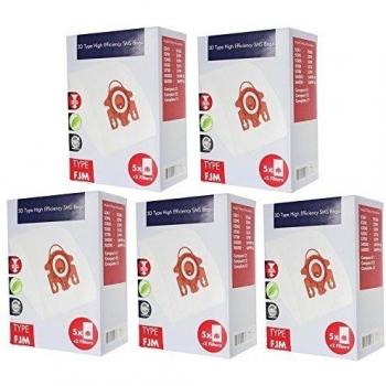 Spares2go 3d tipo FJM Hyclean bolsas para aspiradora Miele
