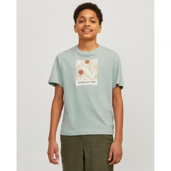 Camiseta de niño JACK&JONES 12257641 JORMARBELLA AOP BRANDING TEE SS CR JNR, manga corta