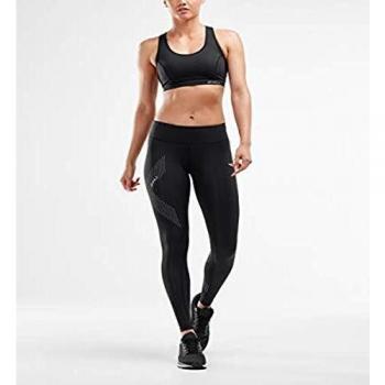 2XU WA2864b Pantalón Compresivo, Mujer, Negro, L