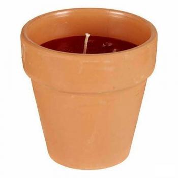 Vela Aromática de Geranio 8 x 8 x 8 cm (Paquete de 12 Unidades)