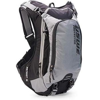 USWE Sports Patriot 15 Mochila de protección, Unisex Adulto, Gris, 15 L