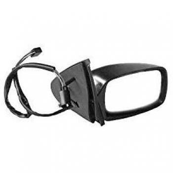 Espejo retrovisor VAN WEZEL 1830808 - Espejo lateral derecho, tipo manual, con carcasa negra, compatible con varios modelos de vehículos, incluye soporte y ajuste para instalación fácil