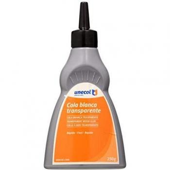 Unecol 1 Cola Blanca Transparente, 250 ml