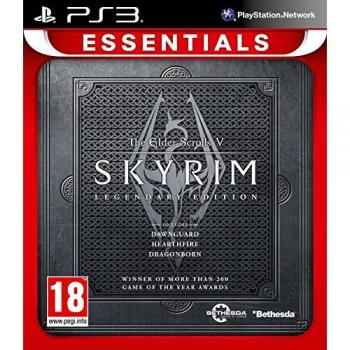 Elder Scrolls V: Skyrim Legendary Edition - Juego para Consola Sony PlayStation 3 PS3, incluye el juego base y todas las expansiones (Dawnguard, Hearthfire, Dragonborn), gráficos mejorados, mundo abierto en